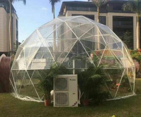 Poddany promieniowaniu UV przezroczysty namiot kempingowy półkula geodezyjna kopuła ślubna namiot kopułowy namioty imprezowe