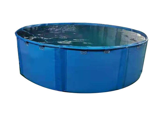 5000L Elastyczna metalowa rama Plandeka PCV Akwarium Składany zbiornik na ryby Diy Staw rybny