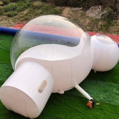 Inflatable PVC Tarpaulin Clear Bubble Camping Tent Flame Retardant Inflatable Party Tent