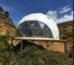 Geodesic Dome House Namiot stalowy na imprezę plenerową Ekonomiczny rodzinny namiot kempingowy Dome