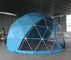Dostosowany wodoodporny, wiatroodporny ruchomy namiot kopułowy geodezyjny ze stalową ramą Namiot kempingowy kopułowy