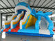 Giant Cartoon Zjeżdżalnia wodna Bounce House AmusSpersonalizowany ement Park Gra na świeżym powietrzu Nadmuchiwane miasto zabawy