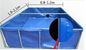 Grubość 1.0mm 100000L PCV Składany plandekowy zbiornik na ryby Staw rybny Plastikowy zbiornik Diy Staw rybny