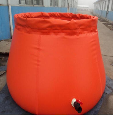 3000L Capacity Collapsible Onion Shape Plastic Water Storage Tank For Fire Rescue