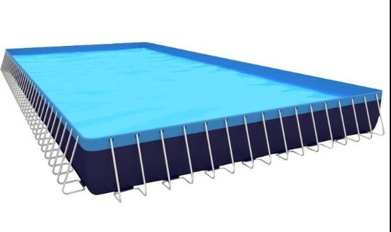 Trwały, lekki nadmuchiwany basen z PVC z metalową ramą Do użytku domowego Kryty basen