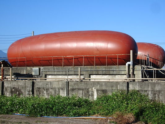 500 ton 1.0mm Plandekowy zbiornik na metan Przenośny zbiornik magazynowy Materiał o wysokiej wytrzymałości