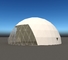 20M Średnica Wystawa Namiot kopułowy Namiot imprezowy Namiot imprezowy Stalowy namiot kopułowy geodezyjny