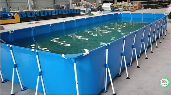 25Mx5M Płaszcz ze ścianą z PVC na zewnątrz basenu metalowy