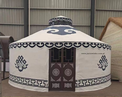 Doświadczenie Urok kultury mongolskiej Jurt Struktura bambusowa namiot geodezyjny kopuła