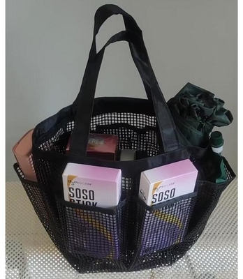 Oddychająca torebka plażowa z siatką PVC Sport Tote Bag do aktywności na świeżym powietrzu