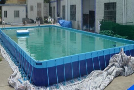 SGS 10M X 10M PVC Basen Metalowy ramy dla letnich pływalni