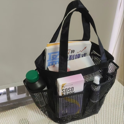 Oddychająca torebka plażowa z siatką PVC Sport Tote Bag do aktywności na świeżym powietrzu