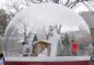 PVC Clear Giant Nadmuchiwana piłka pokazowa, nadmuchiwana kula śnieżna na promocję świąteczną
