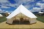 Glamping Luxury Yurt Bell Ognioodporna plandeka Safari Namiot Wodoodporna tkanina płócienna