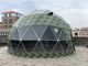 Kamuflaż Outdoor Hotel Steel 5M Geodezyjny namiot kopułowy Odporność na promieniowanie UV Namiot kempingowy kopułowy