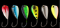 6 kolorów 5.50CM/12.2g 3D Eyes Plastikowa twarda przynęta Casting Trolling Floating Popper Fishing Lure