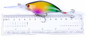 6 kolorów 11 CM / 18g 4 # Haki 3D Eyes Laser Bait 0.30m-1.5M Pływająca korba Fishing Lure