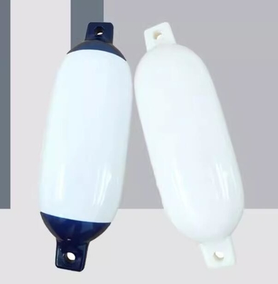 Niebiesko-białe F6 PCV Zderzaki doków morskich 31 mm Średnica oczka Błotnik łodzi 270 Mm X 1090 Mm